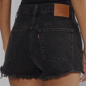 Black Levi denim shorts size 4
